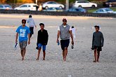 Da boyz   In Auckland, New Zealand : auckland, beach, boys, evening, flip flops, lads, mission bay, New Zealand, NZ, people, portraits, sunny, sunshine, walking