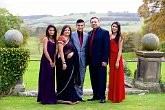 Happy family   @ Bina & Amit's Civil Wedding & Reception : civil wedding, happy, party, reception, thornbridge hall