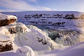 Gullfoss in the snow   Iceland : Iceland