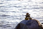 Mini Inukshuk   @ English Bay, Vancouver : canada, holiday, vancouver