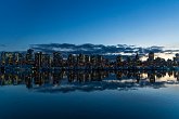 The City lit up at dusk   Stanley Park, Seawall, Vancouver : Holidays, vancouver