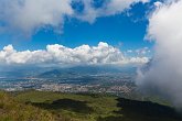 From the top of Vesuvius   Sorrento : Italy, Sorrento, beautiful, coast, coastline, holiday, scenery, scenic, sun, sunshine, tourism, tourist, vacation