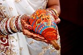 Coconut Art   @ Priyesh & Jaime's Hindu Wedding : art, artistic, bodypart, Bride, coconut, colourful, ganesh, Groom, gujarati, henna, hindu, Hindu, indian, Indian, Love, Marriage, mendi, Mistry, painted, painting, photo, photography, scotty robson, scotty robson photography, srp, Wedding, wedding