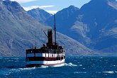 Steamer   In Queenstown : awesome, beautiful, boat, cruise, lake, landscapes, mountains, New Zealand, NZ, Queenstown, scenery, ship, steam, steamboat, steamer, stunning, water