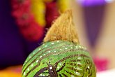 Coconut Art   By Pratibha Mistry : Bharat Sevak Samaj, Celebration, Dancing, Dandiya, Garba, Happy, Hindu, Indian, Sanji, Wedding