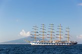 What a cruise ship!   Sorrento : Italy, Sorrento, beautiful, coast, coastline, holiday, scenery, scenic, sun, sunshine, tourism, tourist, vacation